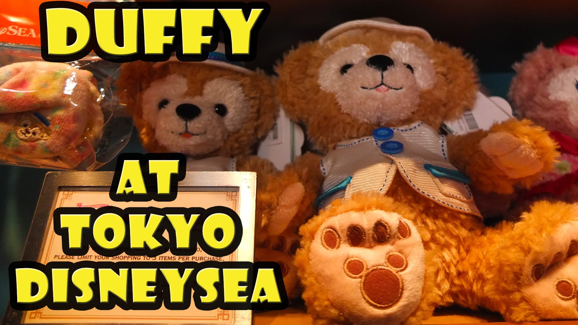 Duffy the Disney Bear at Tokyo DisneySea - Yellow ...