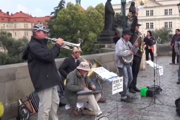 Performers On The Charles Bridge 360x240