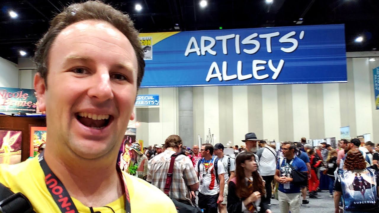 San Diego Comic Con 2018 Artists Alley and Small Booths LIVE - Yellow