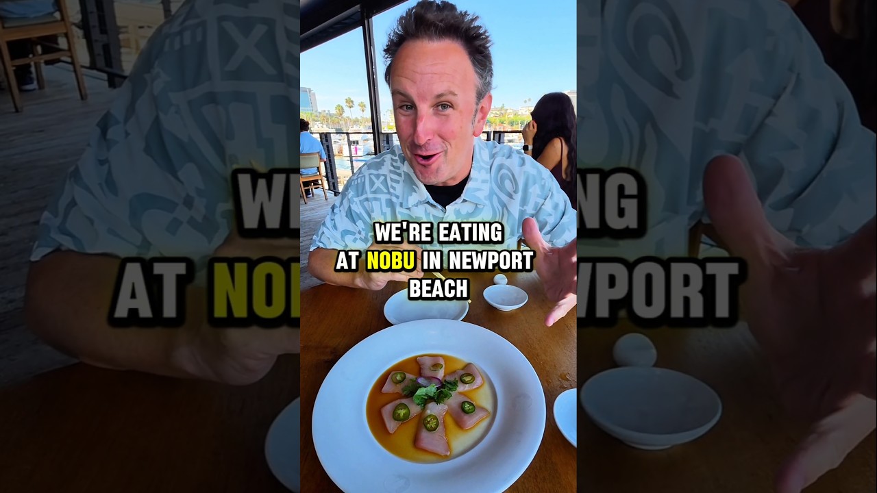 Eating At Nobu Newport Beach